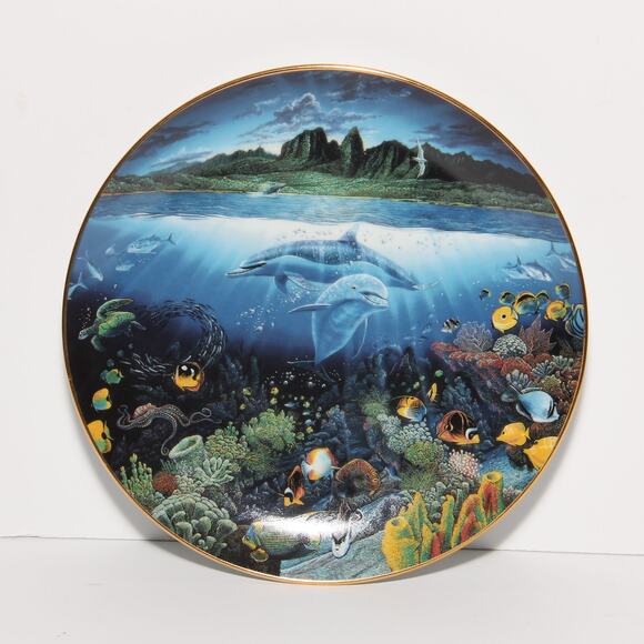 Vintage Danbury Mint A Discovery Off Anahola Decorative Plate - Picture 1 of 2